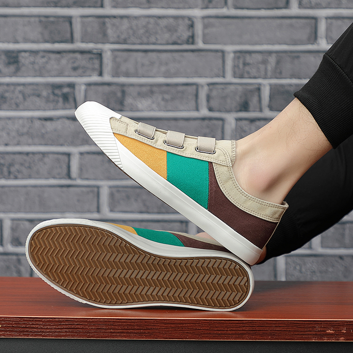 Men's Canvas Trainers – Cushioned Everyday Street Style