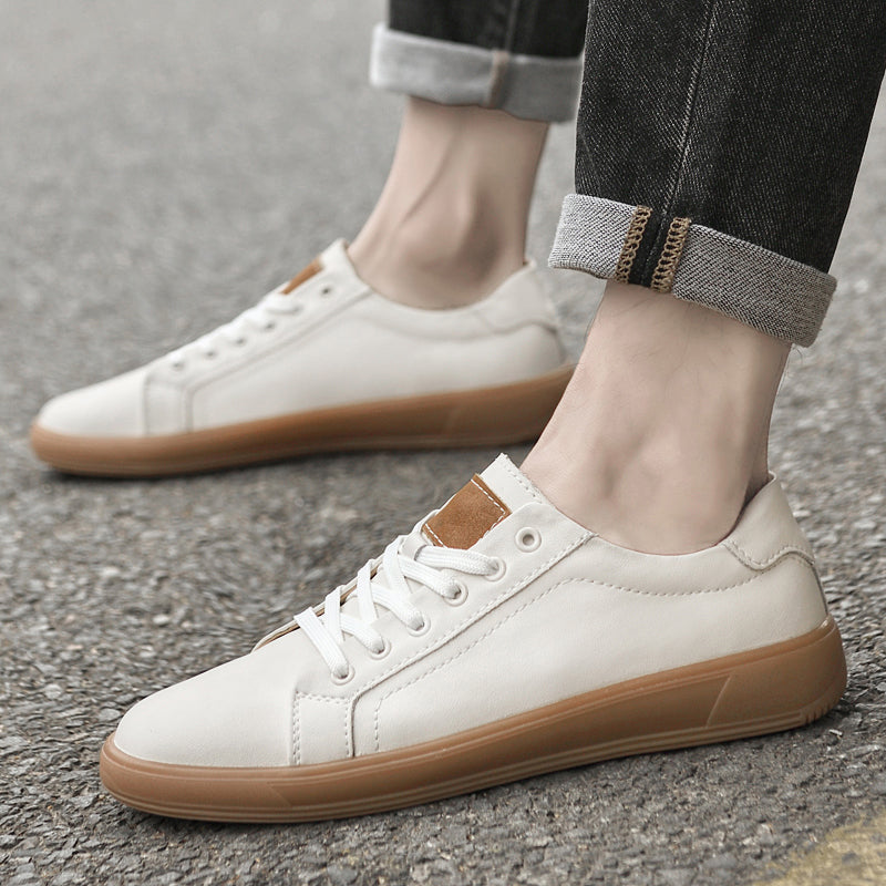 Men's Minimalist Leather Trainers – Clean Everyday Style – view 7