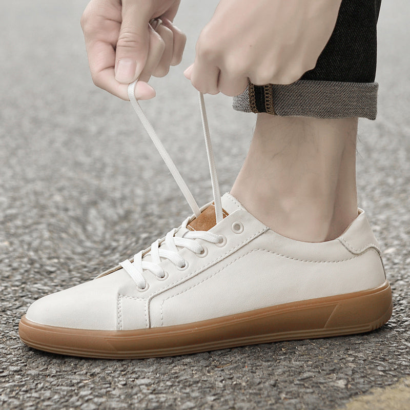 Men's Minimalist Leather Trainers – Clean Everyday Style – view 8
