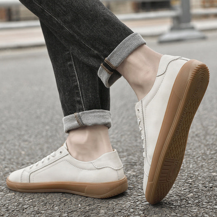 Men's Minimalist Leather Trainers – Clean Everyday Style – view 9