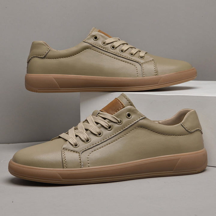 Men's Minimalist Leather Trainers – Clean Everyday Style – view 11