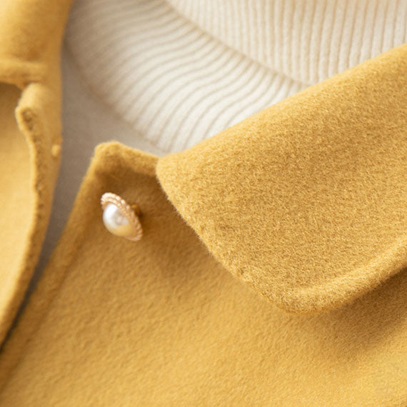 Women's 100% Cashmere Jacket – Pearl Buttons – Relaxed Fit – view 7