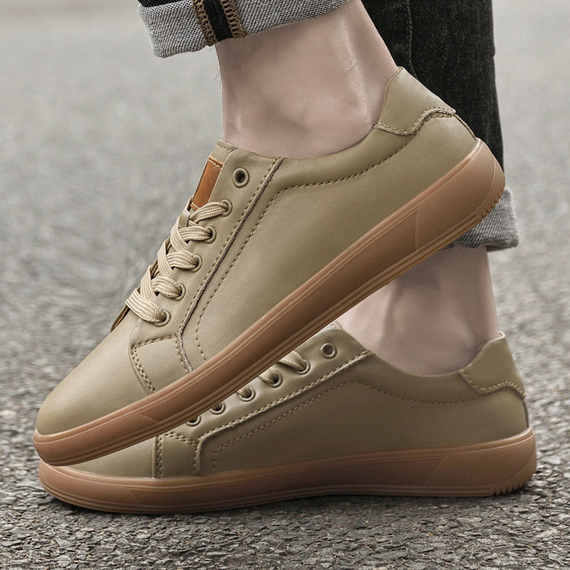 Men's Minimalist Leather Trainers – Clean Everyday Style – view 12