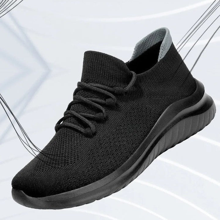 Men's Knit Mesh Trainers – Cushioned Everyday Walking Shoes – view 7