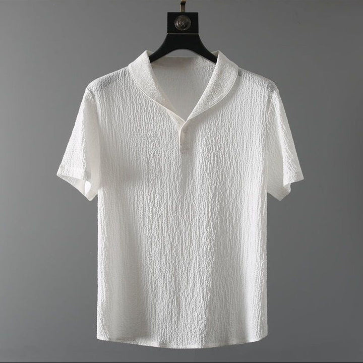 Men's Linen Set – Short-Sleeve Shirt & Trousers Summer Co-ord – view 5