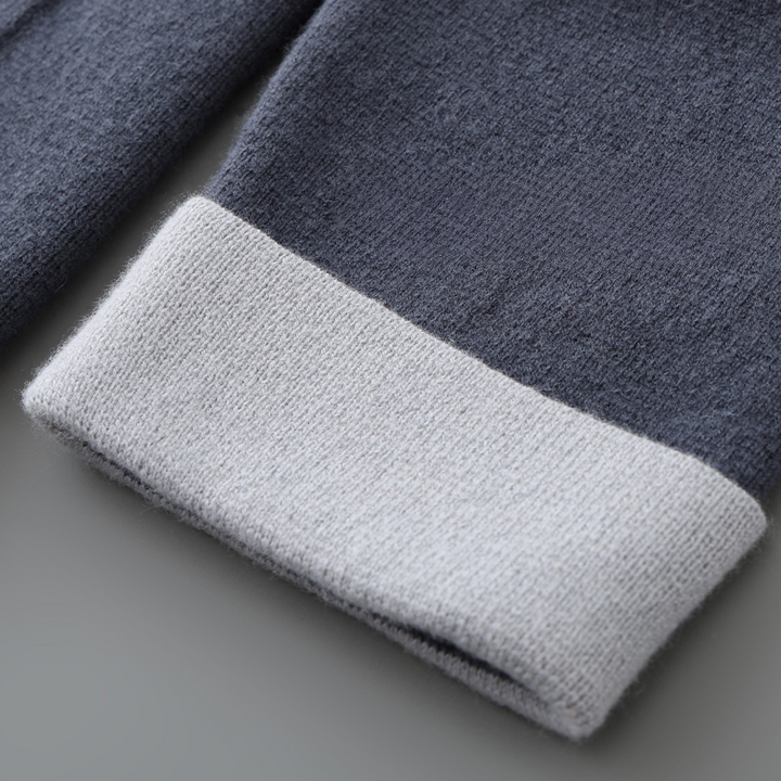 Men's Cashmere Cardigan - Stand Collar Knit Jumper Layer – view 7