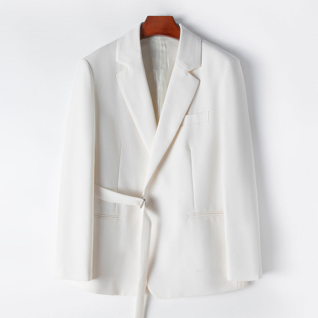Women's Silken Belted Blazer – Fluid Drape for Day to Evening – view 2