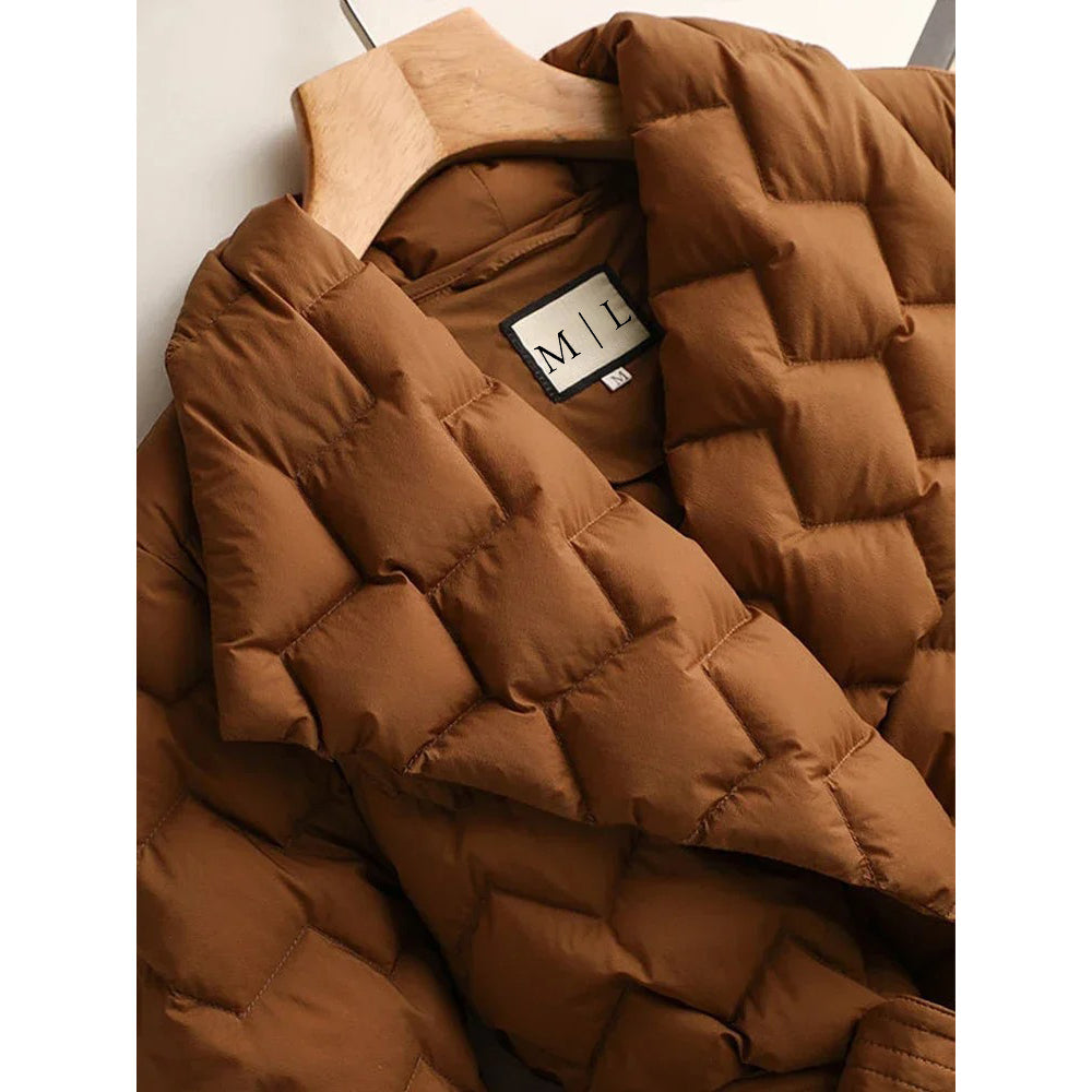 Women's Geometric Print Tailored Jacket – Chic Smart Layering – view 4