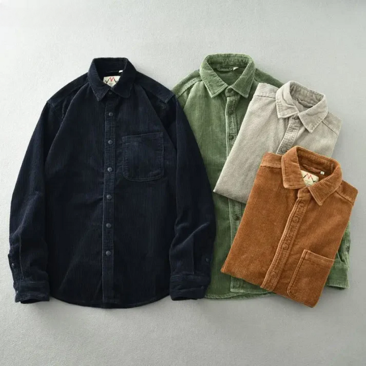 Men's Fine-Wale Corduroy Shirt – Relaxed Autumn Essential