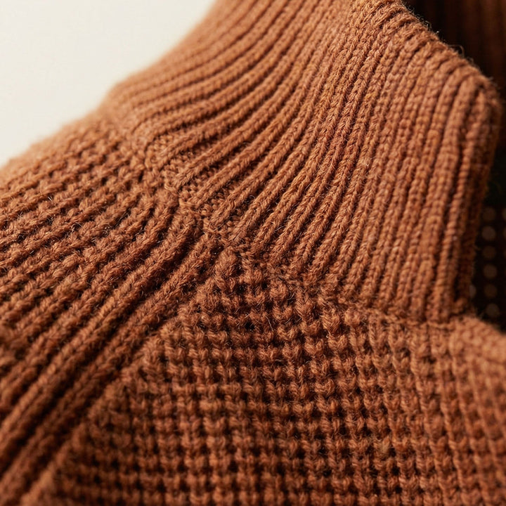 Men's Knit Cardigan – Button-Front Tailored Layering Jumper – view 7