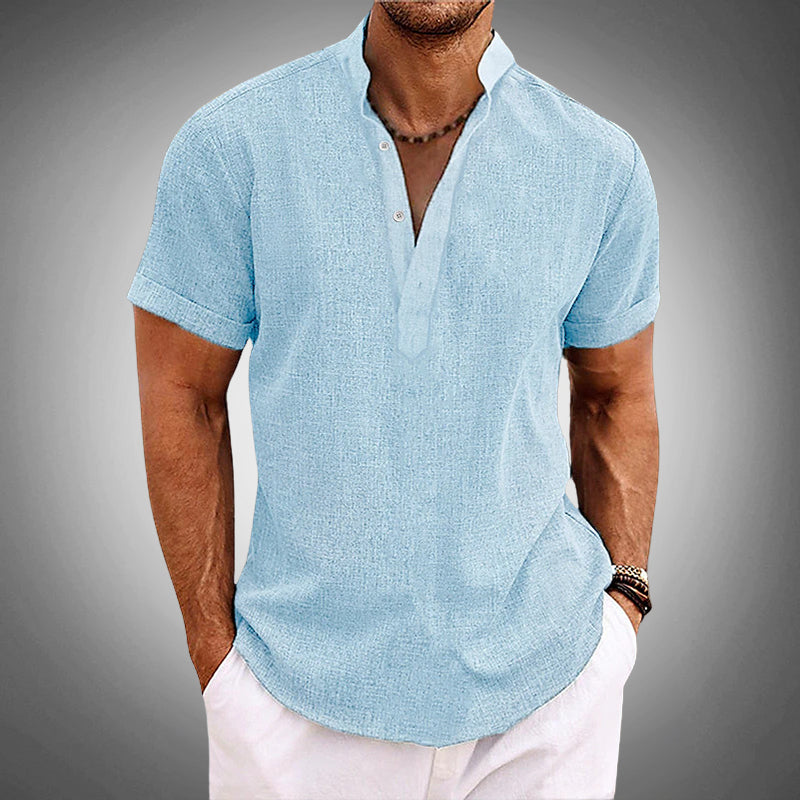 Men's Lightweight Tropical Print Shirt – Summer Holiday Wear