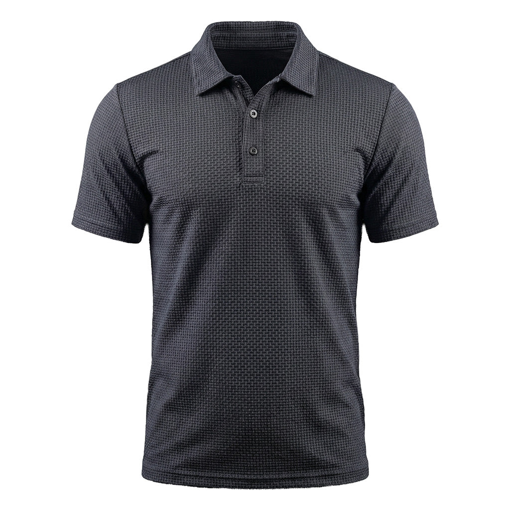 Men's Stretch Cotton Comfort Polo Shirt – Breathable Everyday Wear – view 9