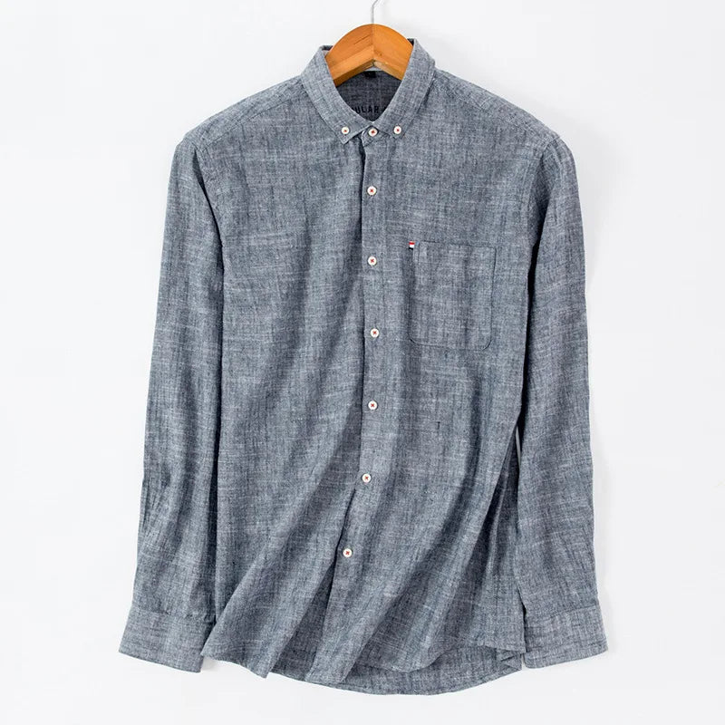 Men's Linen Casual Shirt – Breathable Warm-Weather Summer Shirt – view 6
