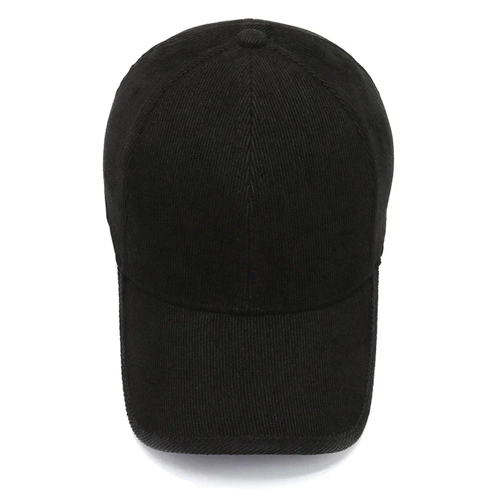 Corduroy Flex Fit Baseball Cap – Adjustable Classic Headwear – view 3