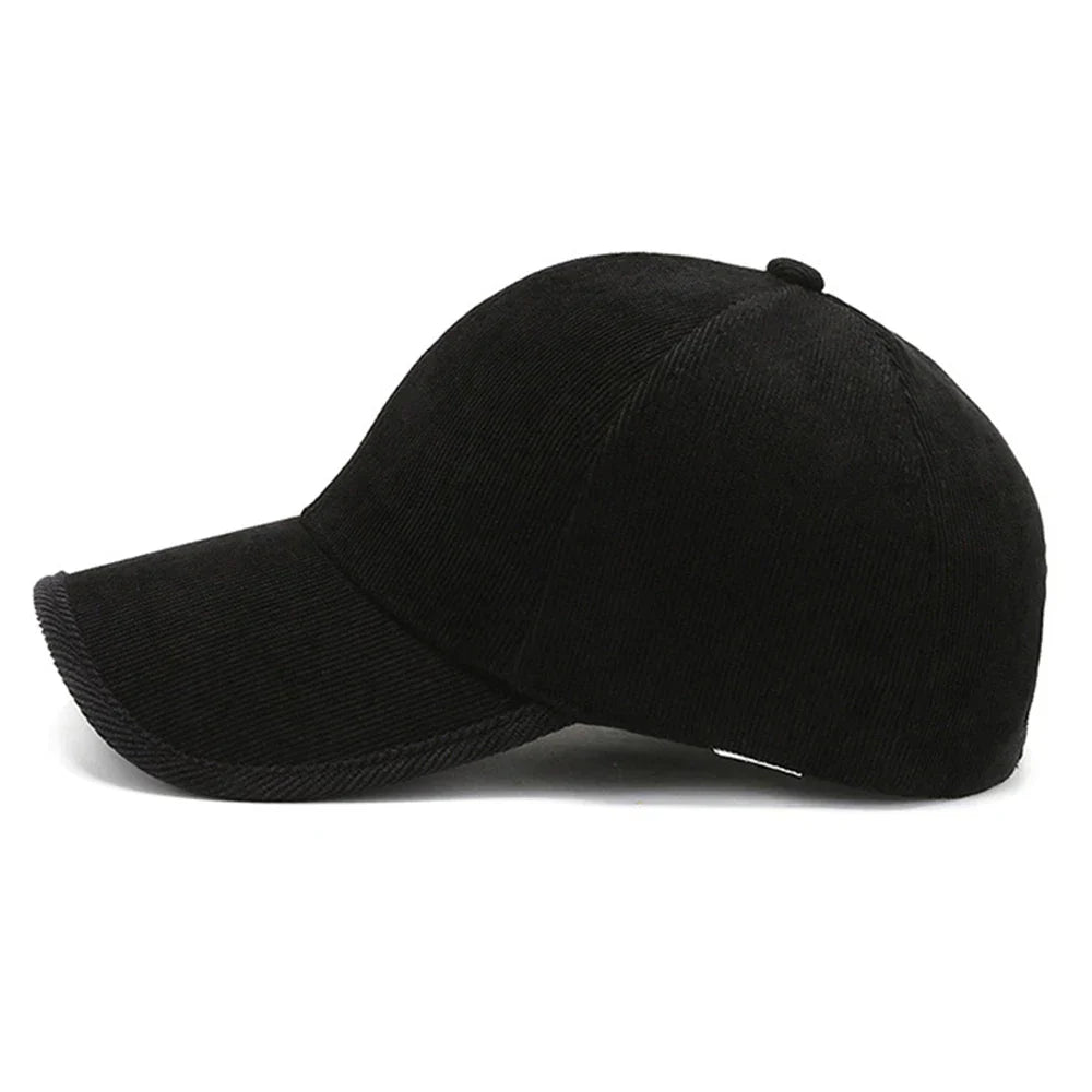 Corduroy Flex Fit Baseball Cap – Adjustable Classic Headwear – view 2