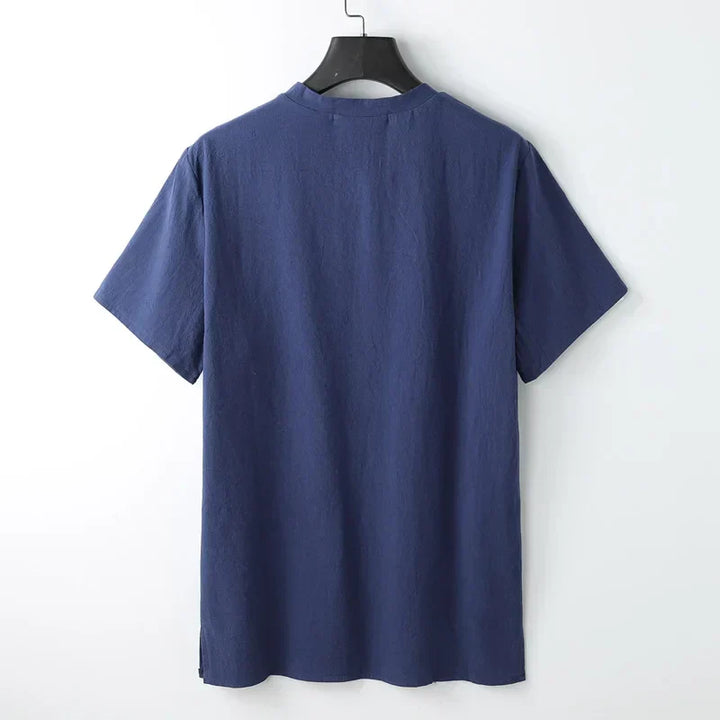 Men's Japanese Linen Button-Down Shirt – Breathable Tailored Fit – view 2