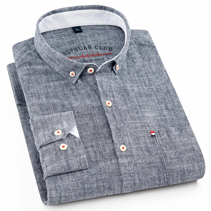 Men's Linen Casual Shirt – Breathable Warm-Weather Summer Shirt – view 3