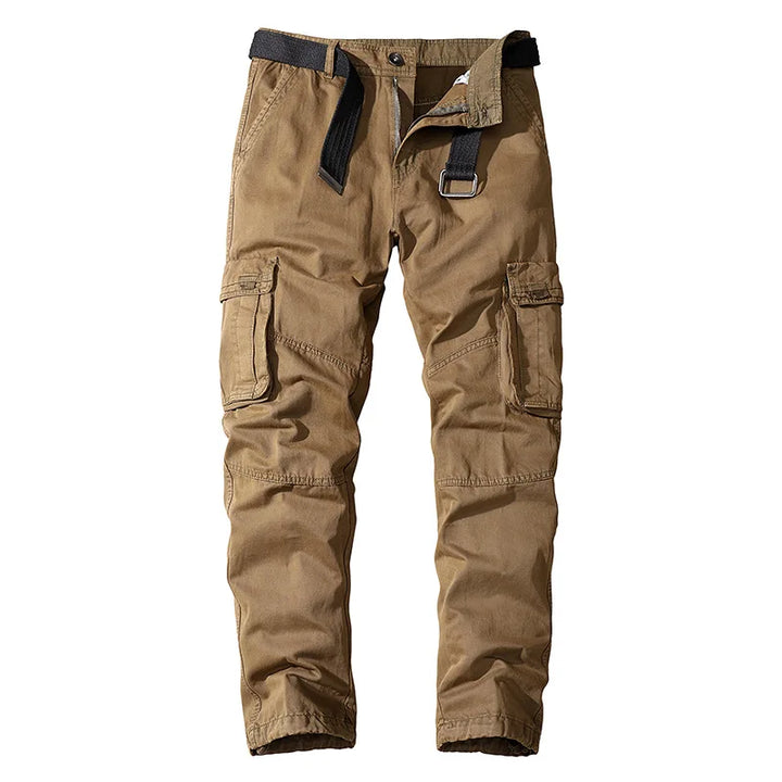 Men's Cotton Cargo Trousers – Durable Outdoor Utility Pockets – view 5