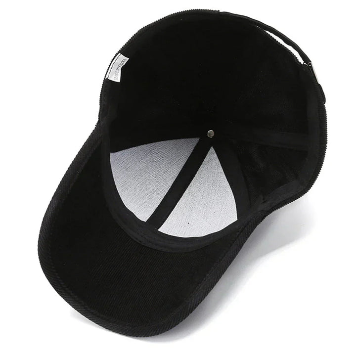 Corduroy Flex Fit Baseball Cap – Adjustable Classic Headwear – view 5