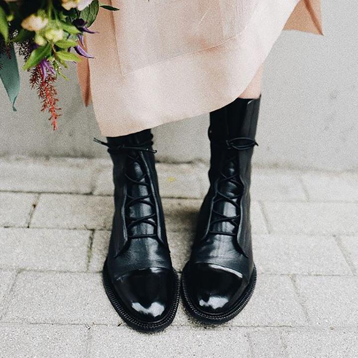 Women's Premium Leather Boots - Sophisticated and Comfortable
