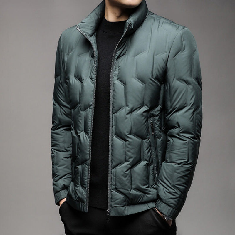 Men's Quilted Down Jacket – Lightweight Windproof Warmth – view 5
