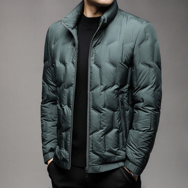 Men's Quilted Down Jacket – Lightweight Windproof Warmth – view 5