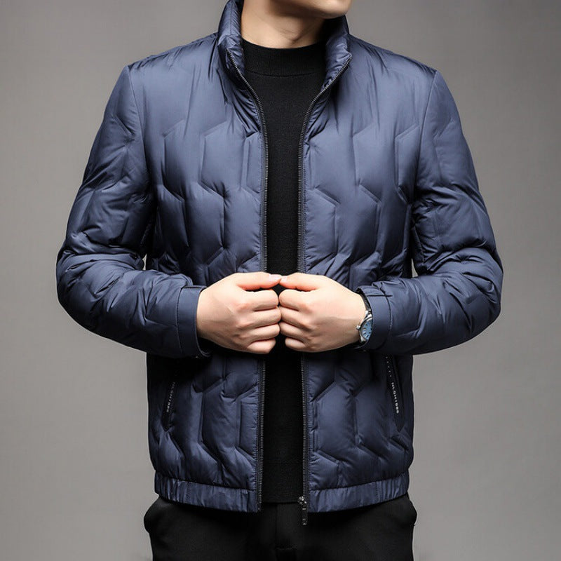 Men's Quilted Down Jacket – Lightweight Windproof Warmth – view 11