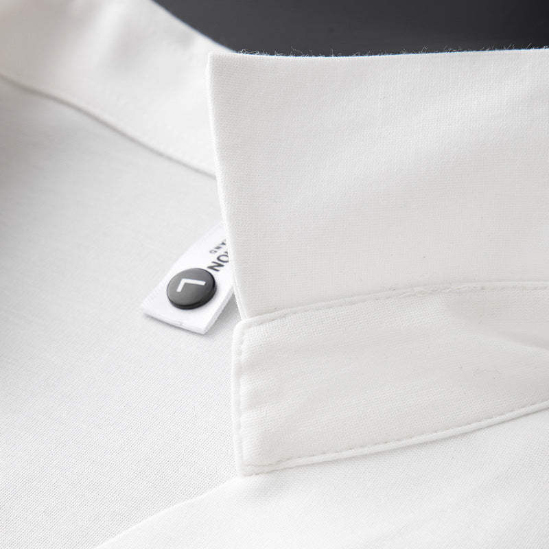 Men's Cotton-Silk Polo Shirt – Office to Weekend Versatility – view 5
