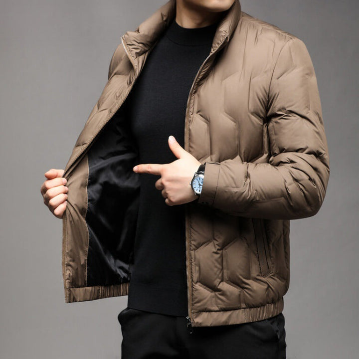 Men's Quilted Down Jacket – Lightweight Windproof Warmth – view 3