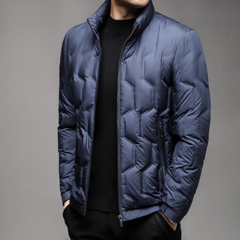 Men's Quilted Down Jacket – Lightweight Windproof Warmth – view 9