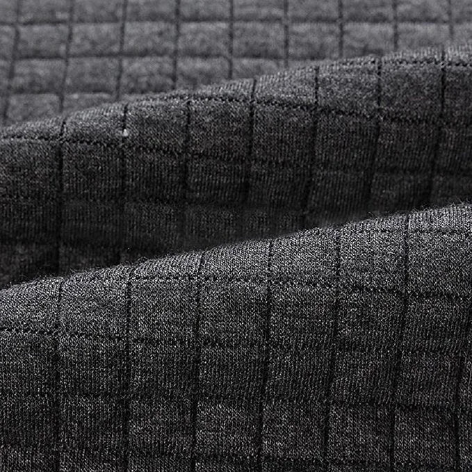 Men's Waffle-Knit Hoodie – Textured Cotton Hooded Top – view 8