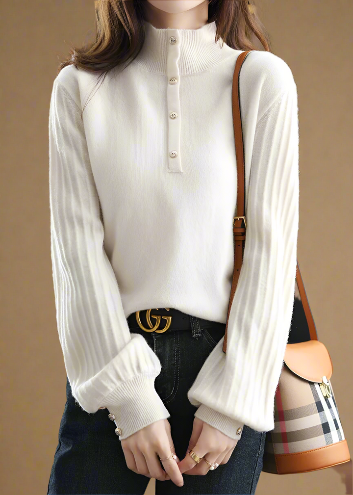 Women's Textured Knit Jumper – Relaxed Fit Everyday Pullover – view 5