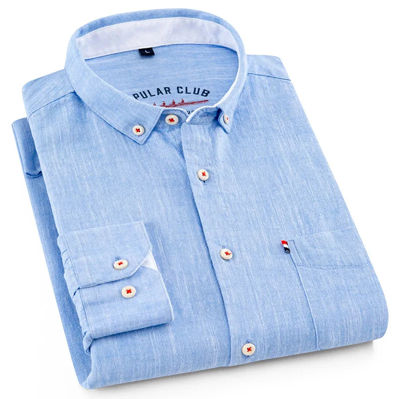 Men's Linen Casual Shirt – Breathable Warm-Weather Summer Shirt – view 2