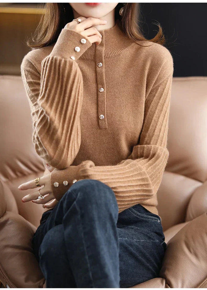 Women's Textured Knit Jumper – Relaxed Fit Everyday Pullover – view 9