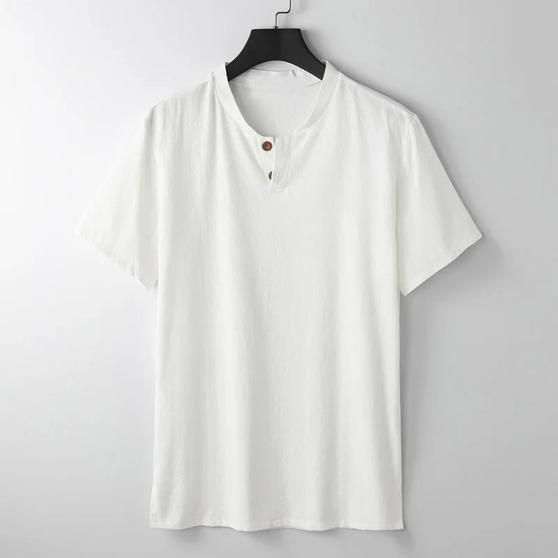 Men's Japanese Linen Button-Down Shirt – Breathable Tailored Fit – view 4
