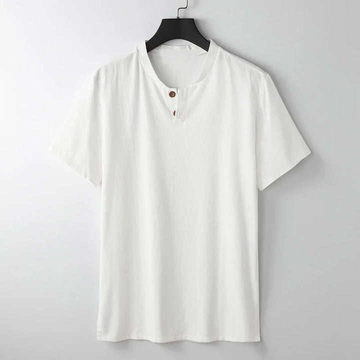 Men's Japanese Linen Button-Down Shirt – Breathable Tailored Fit – view 4