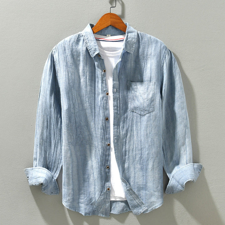 Men's Premium Linen Shirt – Breathable Smart-Casual Summer Wear