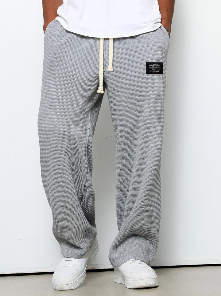 Men's Sam Relaxed Fit Lounge Trousers – Soft Waffle Comfort – view 4