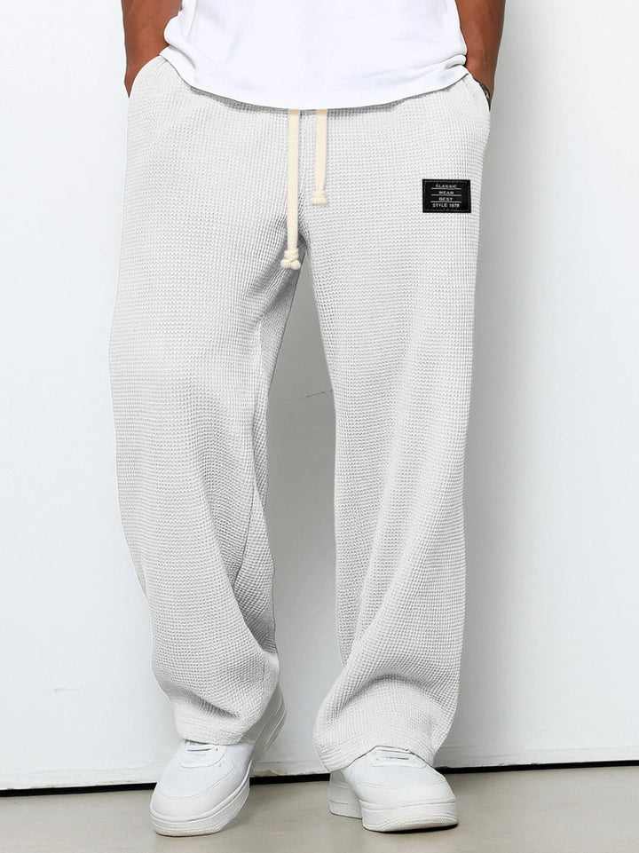 Men's Sam Relaxed Fit Lounge Trousers – Soft Waffle Comfort – view 3