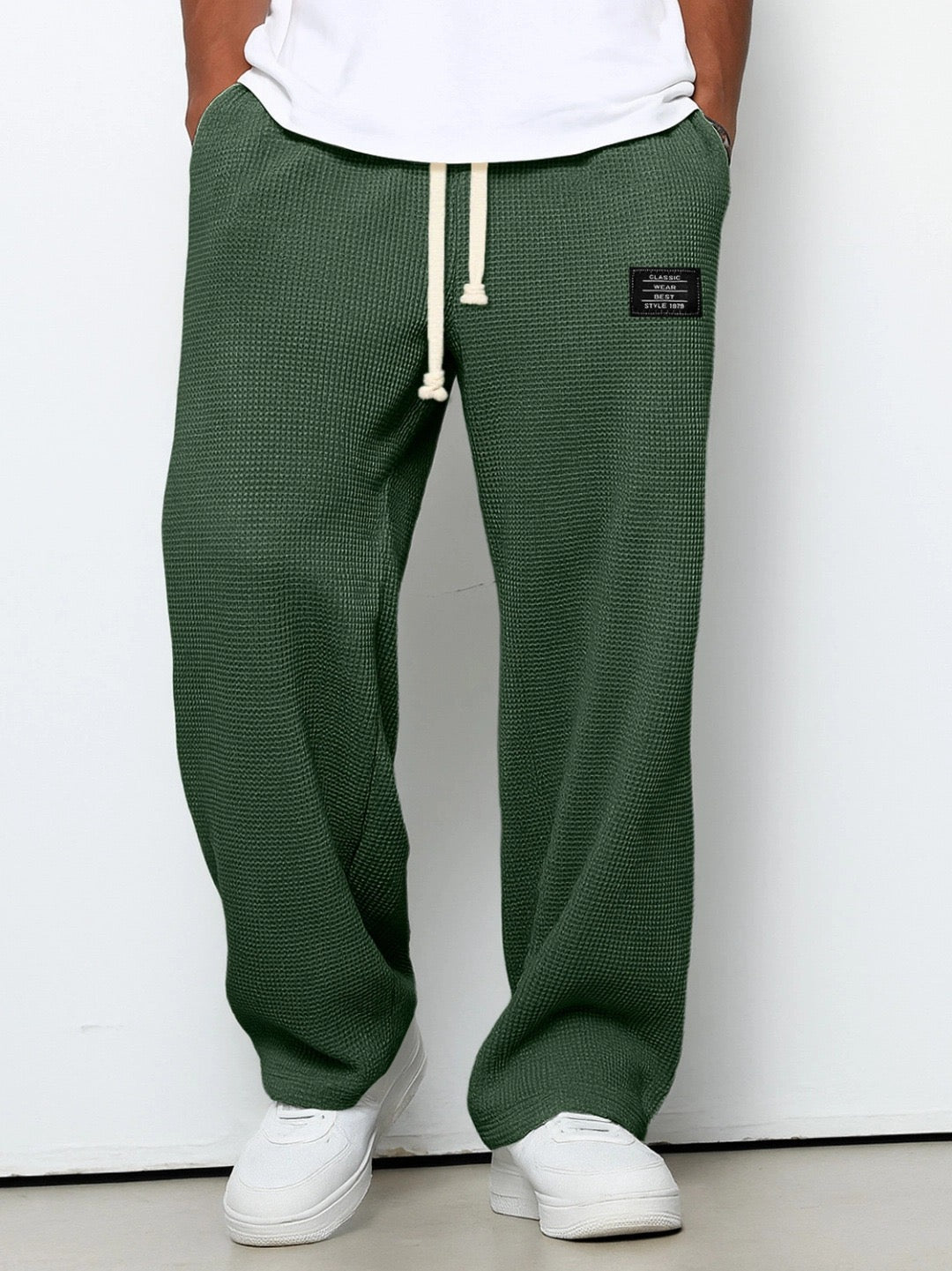 Men's Sam Relaxed Fit Lounge Trousers – Soft Waffle Comfort – view 10