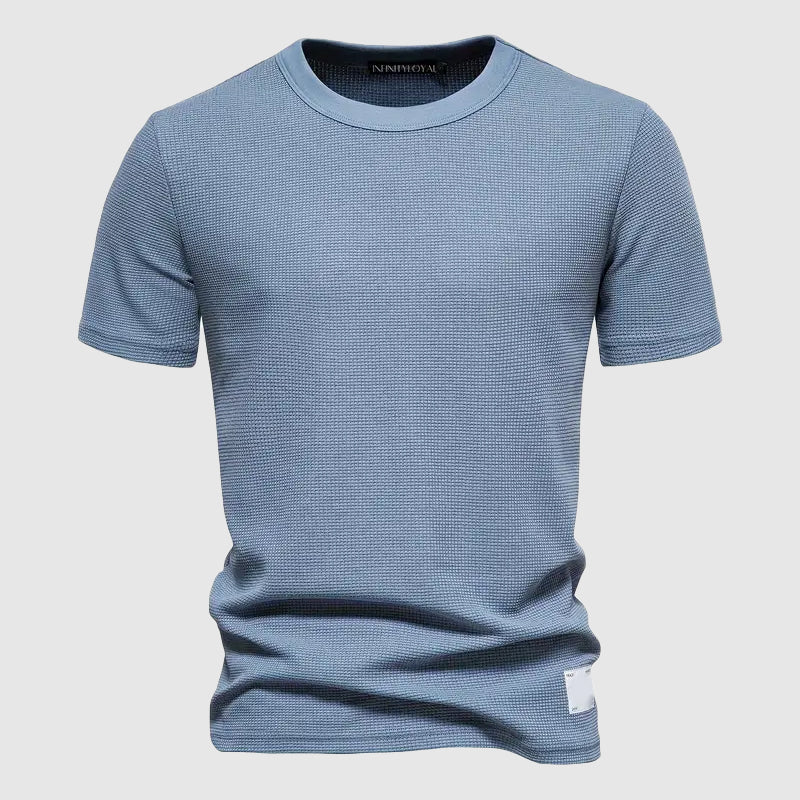 Men's Breathable Crew Neck Tee – Lightweight Everyday T-Shirt