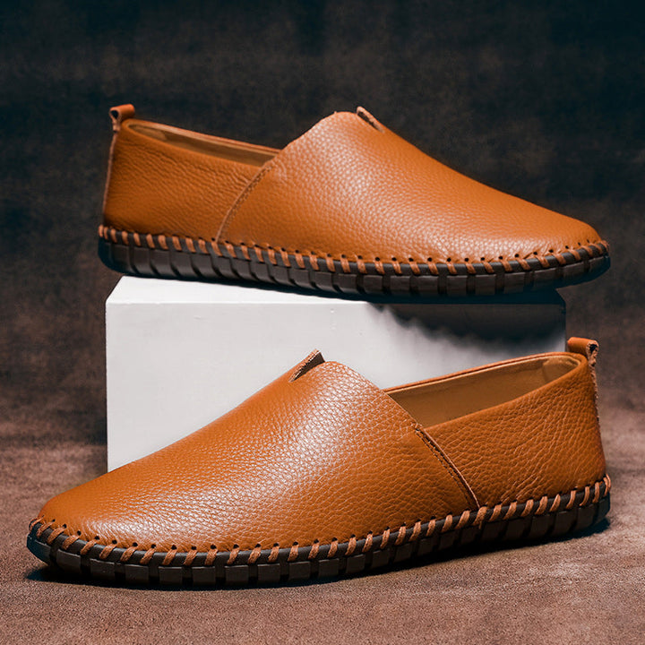 Men's Leather Loafers – Classic Slip-On Smart Casual Shoes – view 6