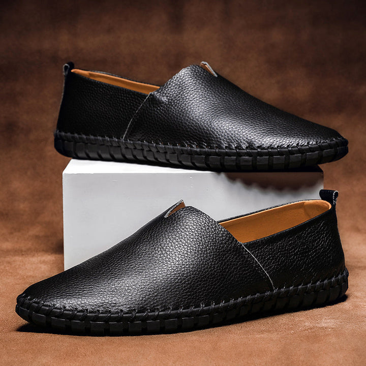 Men's Leather Loafers – Classic Slip-On Smart Casual Shoes – view 7