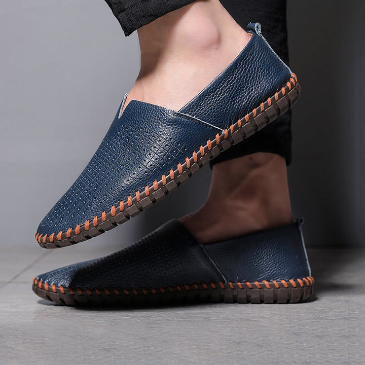 Men's Leather Loafers – Classic Slip-On Smart Casual Shoes – view 9