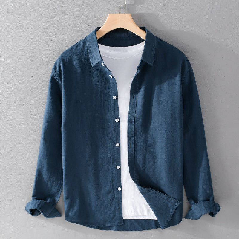 Men's Palermo Cotton Shirt – Breathable Smart-Casual Staple