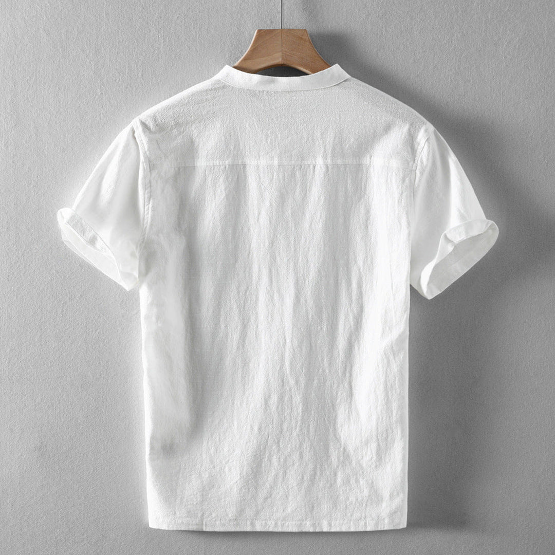 Men's Florence Linen Shirt – Breathable Summer Button-Down – view 4