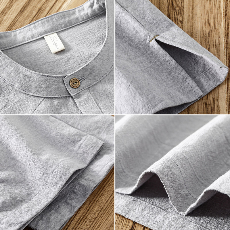 Men's Florence Linen Shirt – Breathable Summer Button-Down – view 6