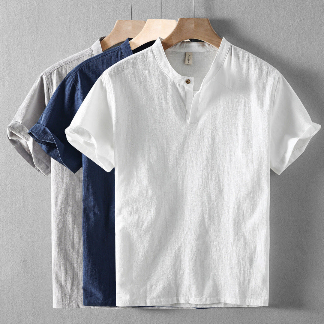 Men's Florence Linen Shirt – Breathable Summer Button-Down – view 7
