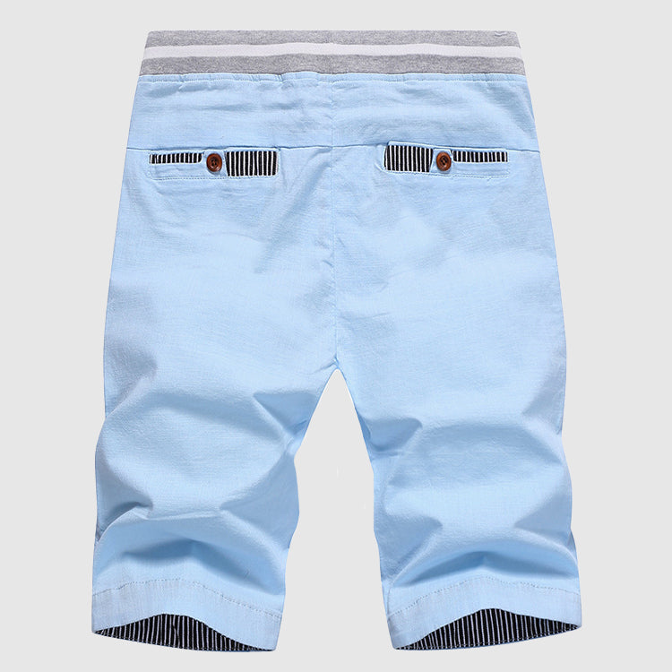 Men's Cotton Blend Shorts – Marbella Casual Summer Shorts – view 7