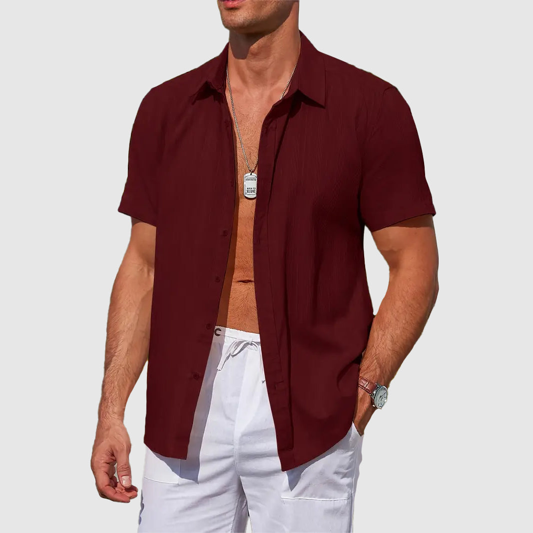 Men's Martin Summer Shirt – Lightweight Breathable Casual Fit – view 8